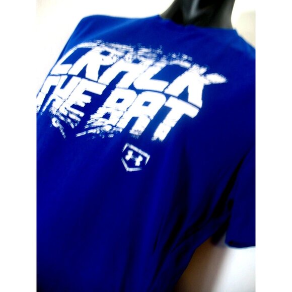 Under Armour tee shirt "Crack the Bat" size Large, Heatgear. - Picture 6 of 9